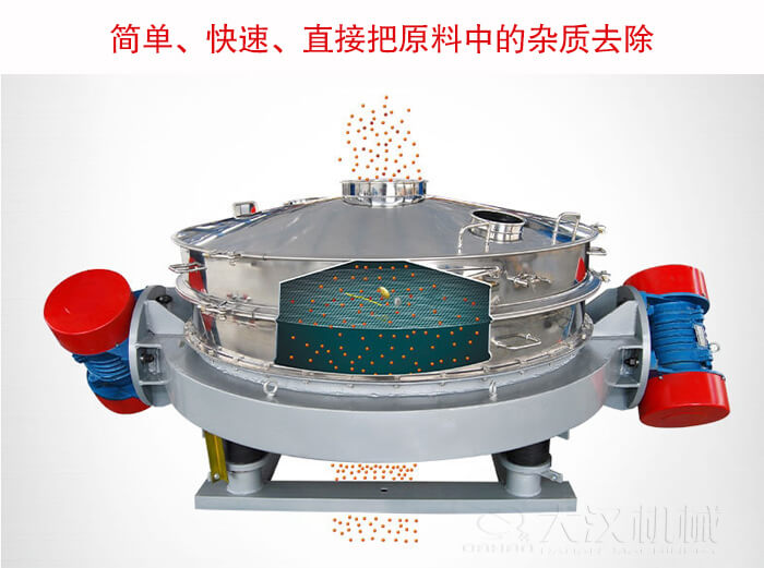 直排篩可用于粉末、顆粒的粗略篩分和除雜